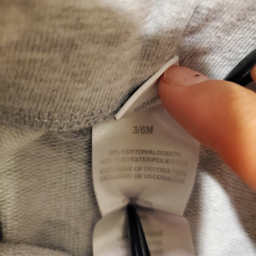 Disney Mickey Mouse Gray Jogger Pants - Picture 3 of 3